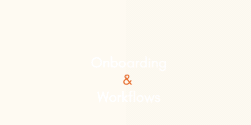 Onboarding & Workflows GIF (500 x 250px)