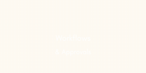Workflows & Approvals GIF (500 x 250px)